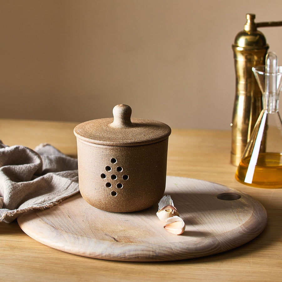 Handmade Ceramic Garlic Keeper