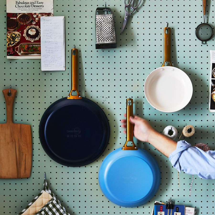 Food52 x GreenPan Reserve Ceramic Nonstick Fry Pans, Set of 3