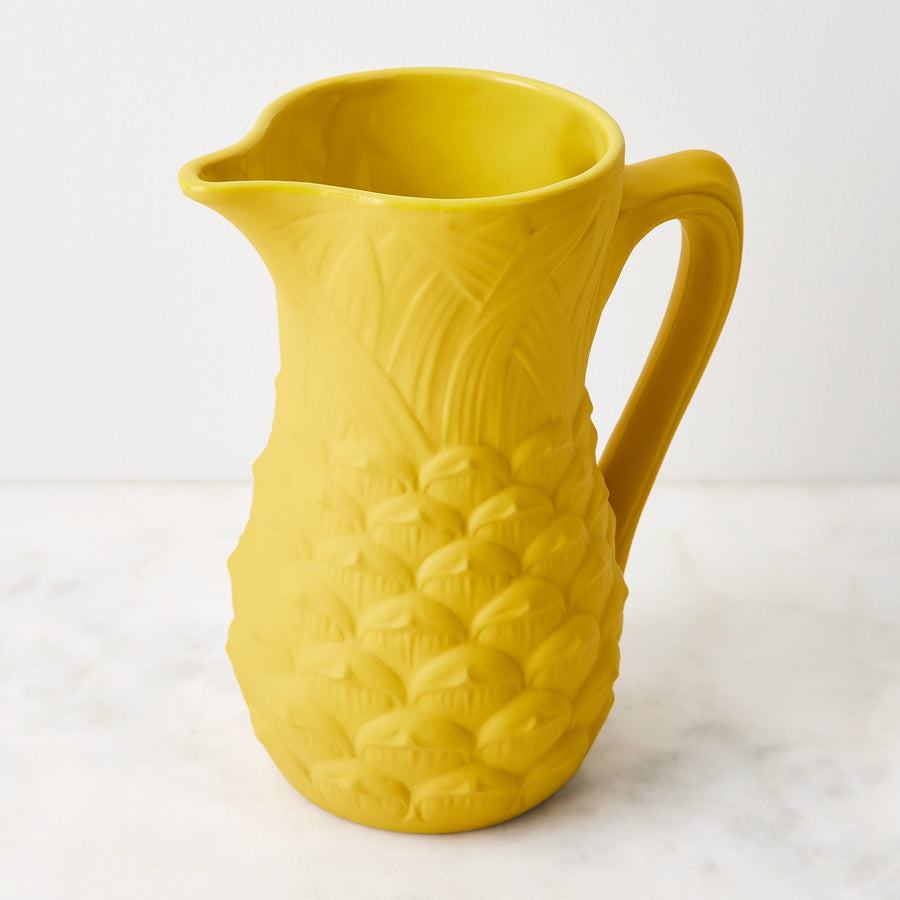 Handmade French Ceramic Pineapple Pitcher