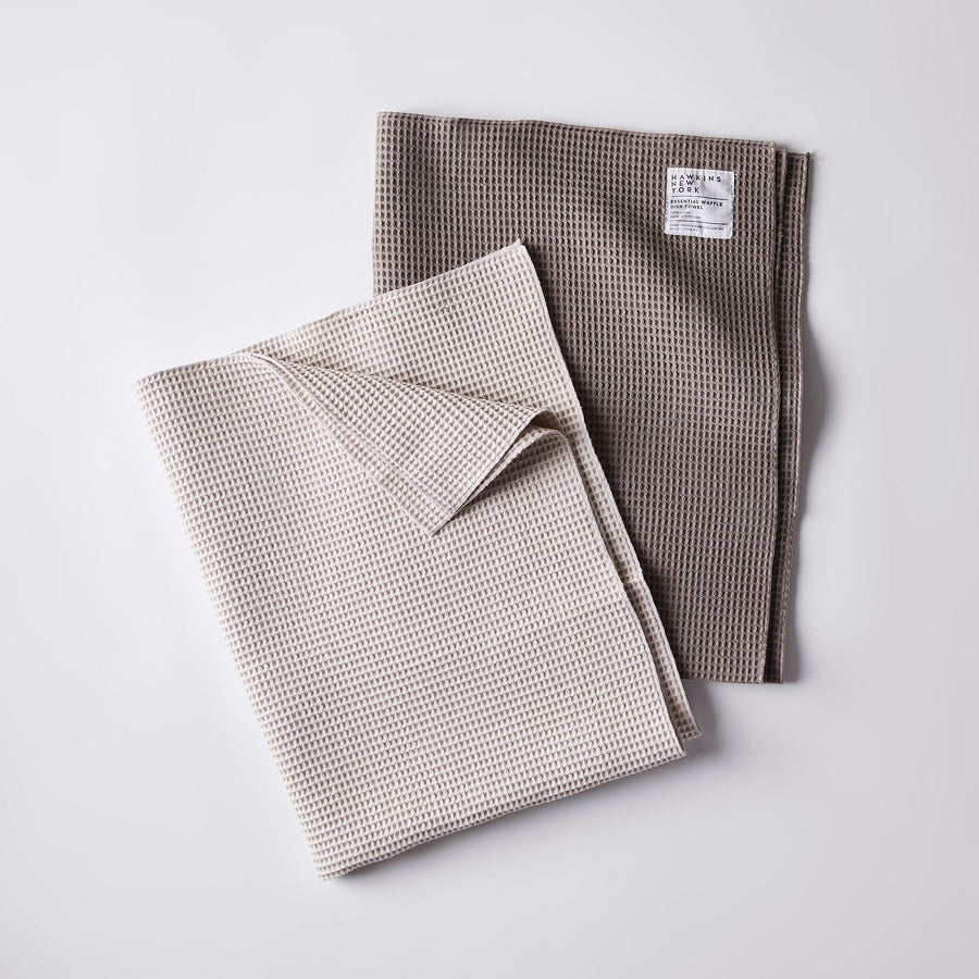 Essential Waffle Dish Towels, Set of 2