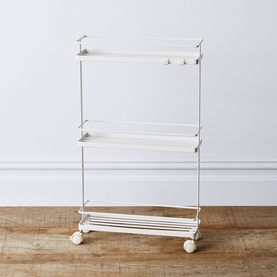 Fit-Anywhere Steel Narrow Rolling Storage Cart