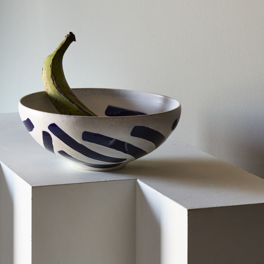 Handmade Inside Out Serving Bowl by Beginner Ceramics