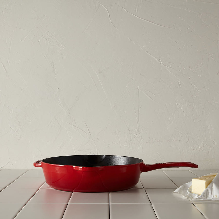 Staub Enameled Cast-Iron Deep Fry Pan, 8.5"