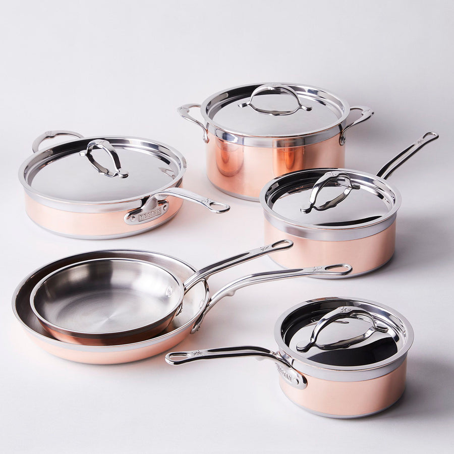 Hestan CopperBond Induction Copper 10-Piece Cookware Set