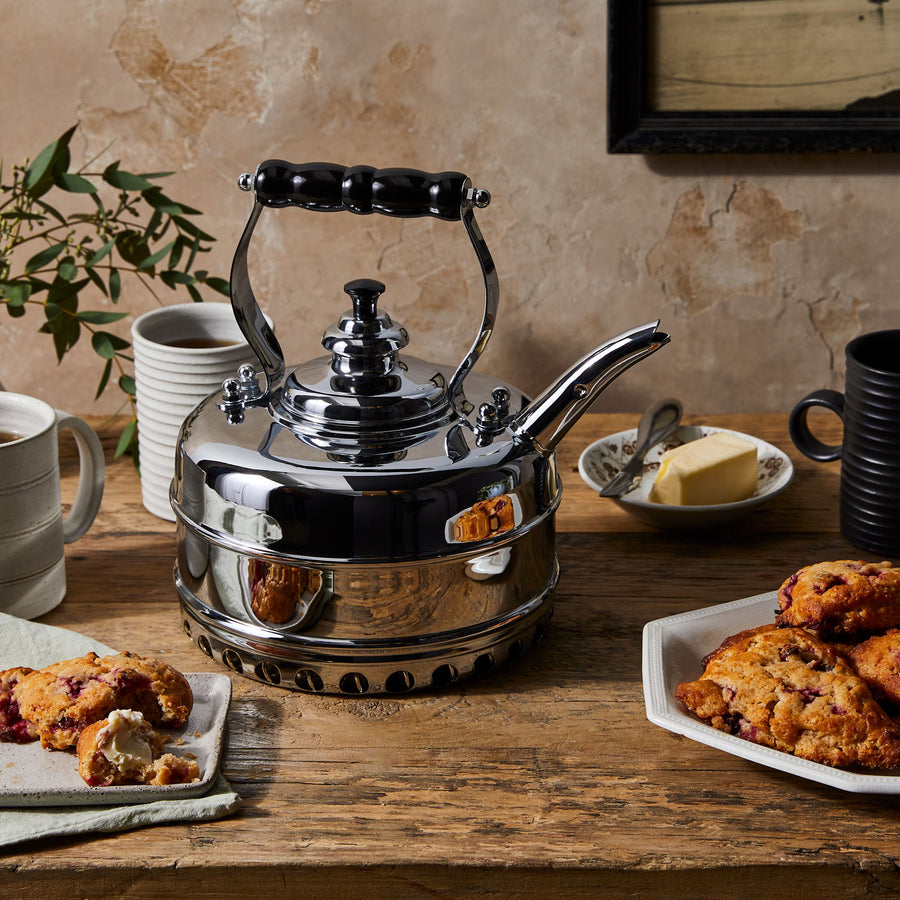 Simplex Buckingham No 3 by Newey & Bloomer Chrome Rapid Boil Tea Kettle