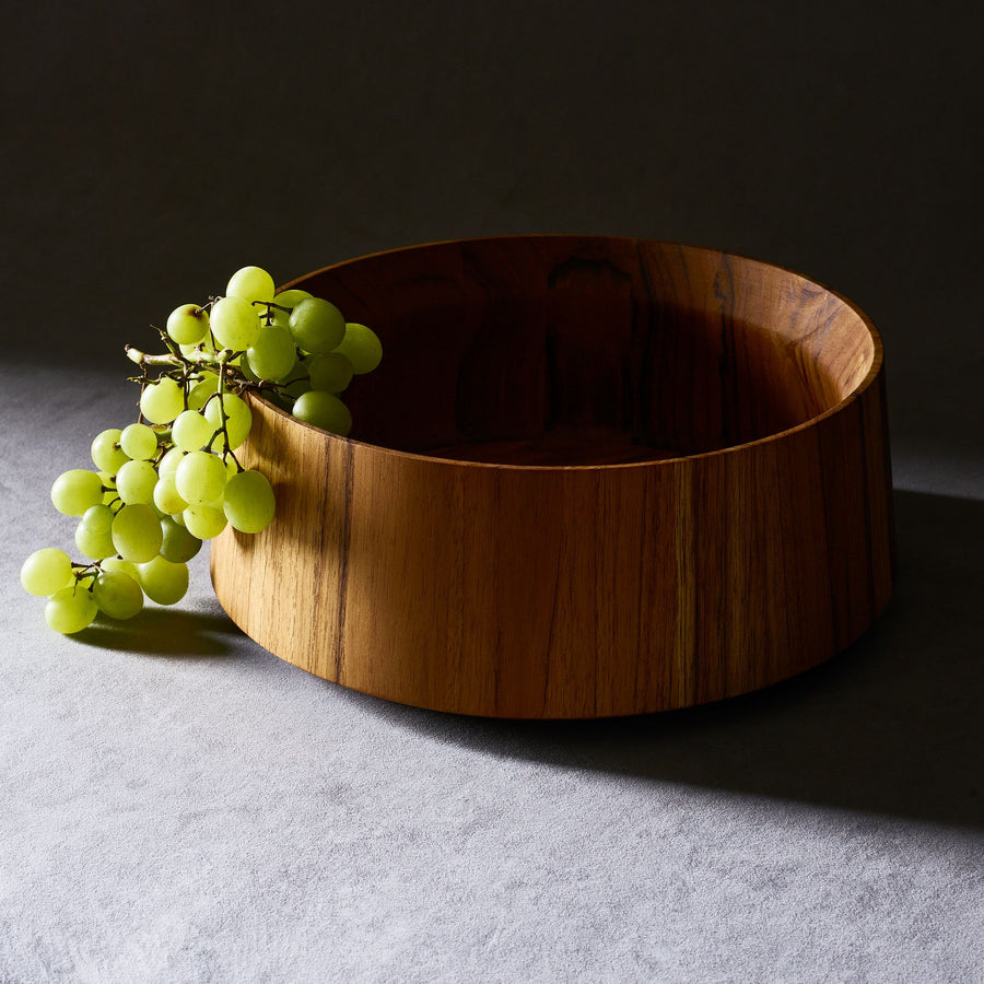 Dansk Teak Slope Salad Bowl