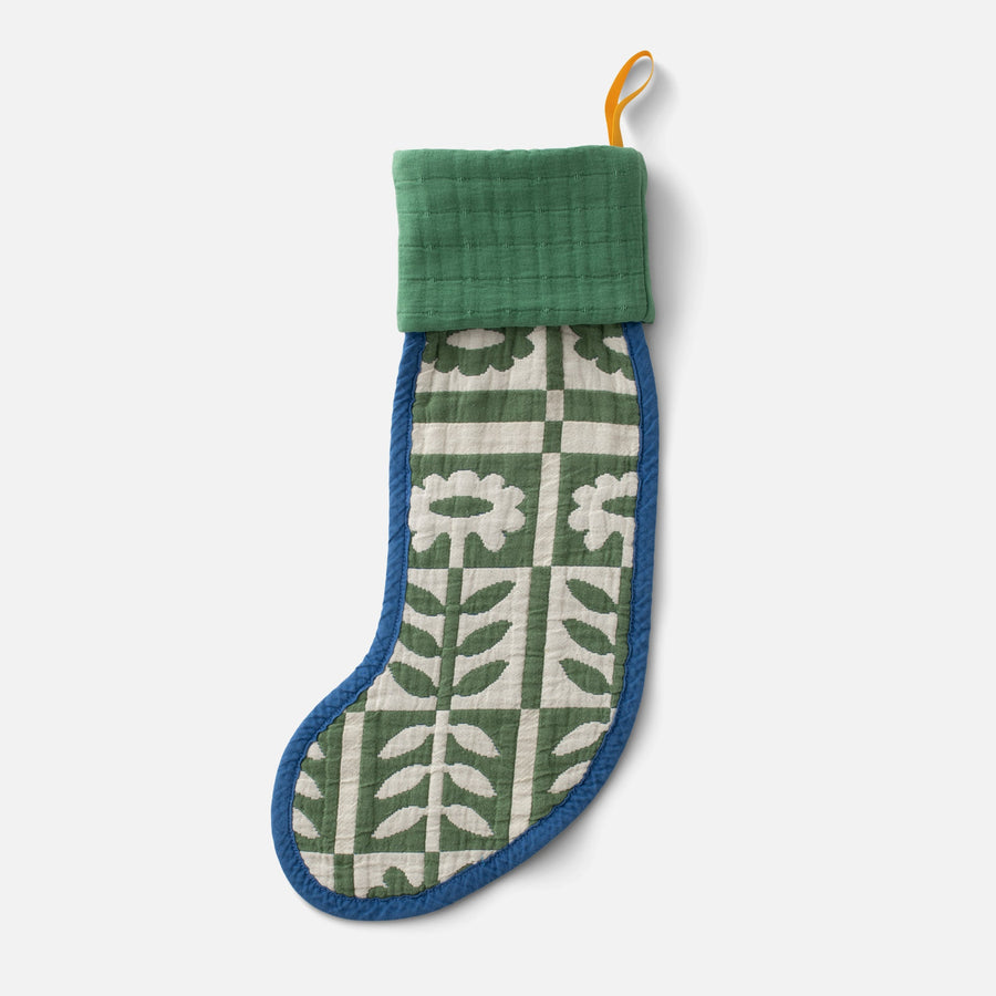 Stillwater Floral Stocking - Juniper